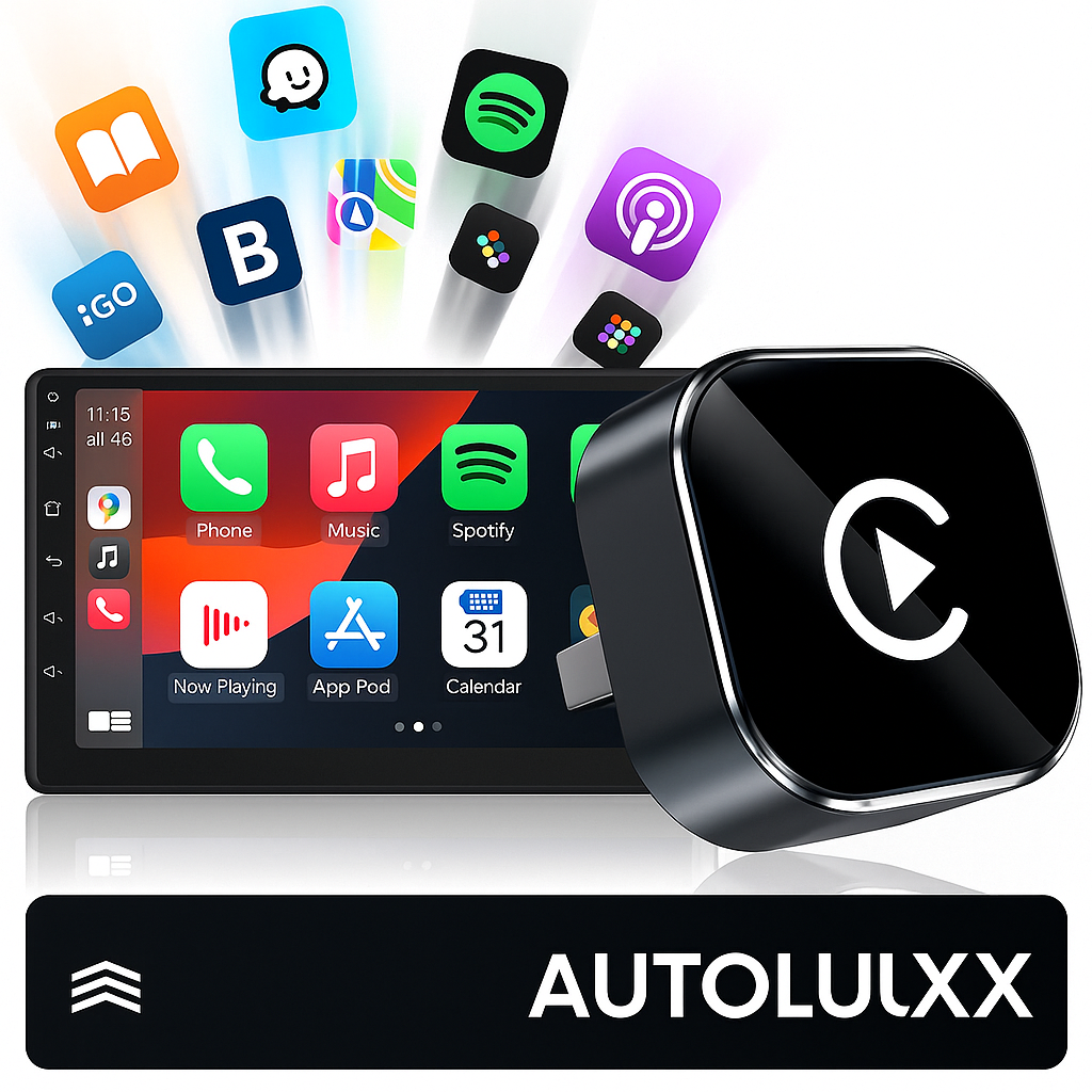 AutoLuxx Wireless CarPlay & Android Auto Adapter